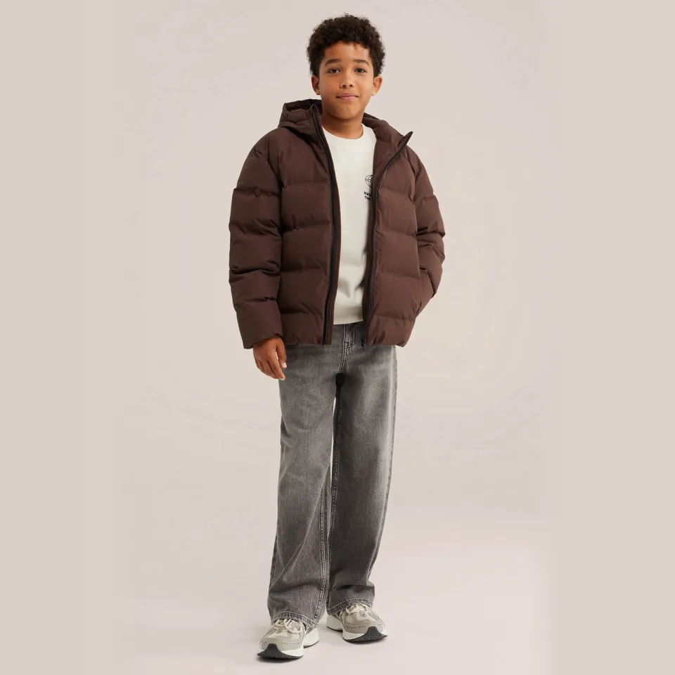 WE Fashion gewatteerde winterjas bruin
