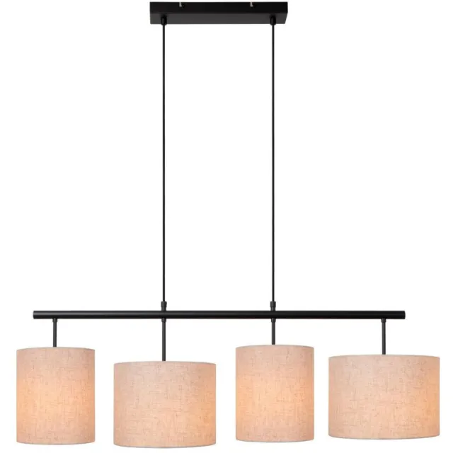 Lucide MAYA - Hanglamp - 4xE27 - Beige