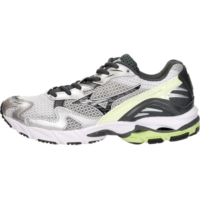 Mizuno Wave Rider 10 lage sneaker zilver Zilverkleur
