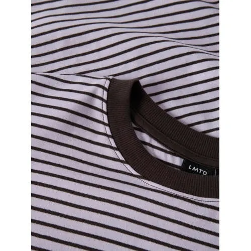 LMTD gestreepte longsleeve lila/donkerbruin, foto 4
