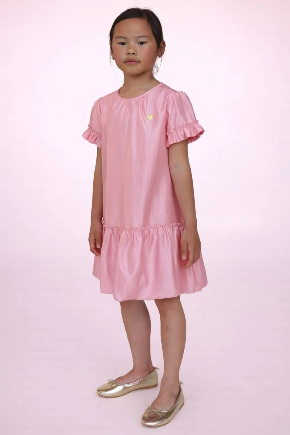 Le Chic A-lijn jurk roze, foto 4