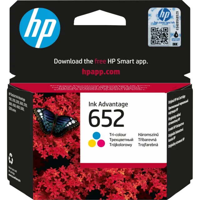 Hp 652 Inkt Cartridge Drie-kleuren