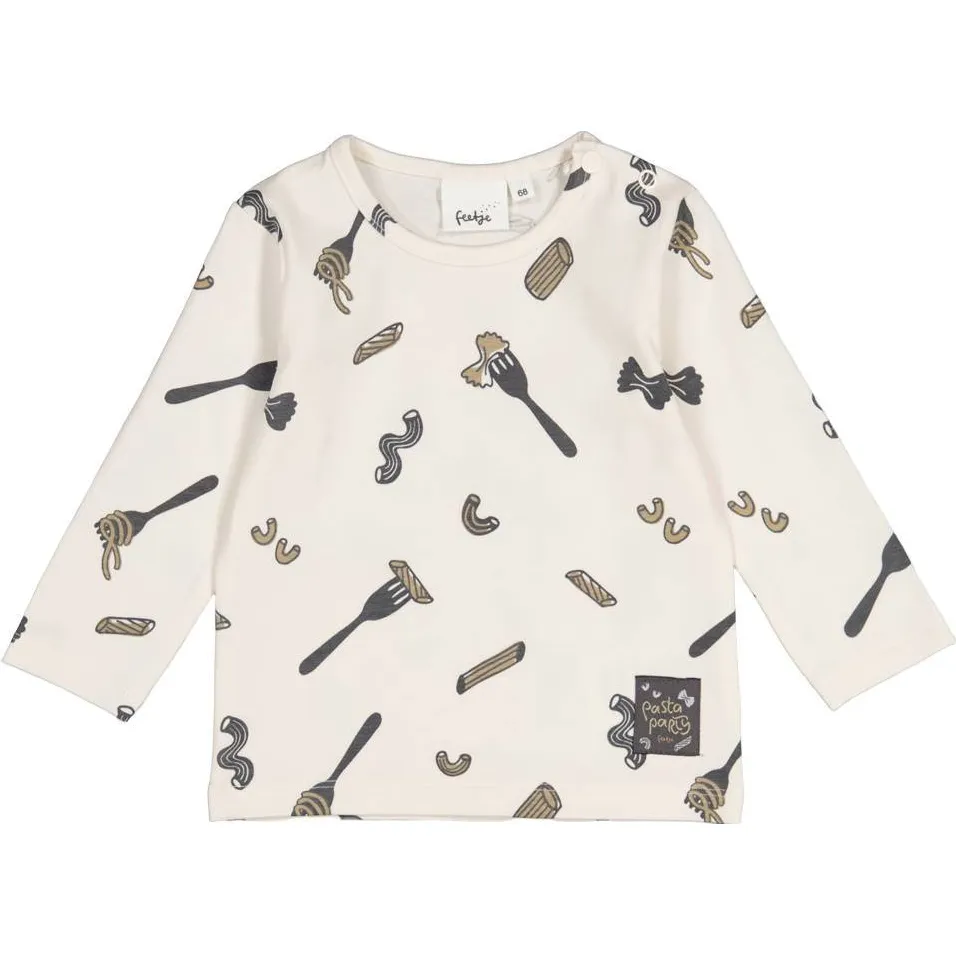 Feetje Pasta Party longsleeve ecru, foto 3