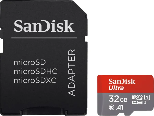 Sandisk Ultra 32GB microSDHC Grijs
