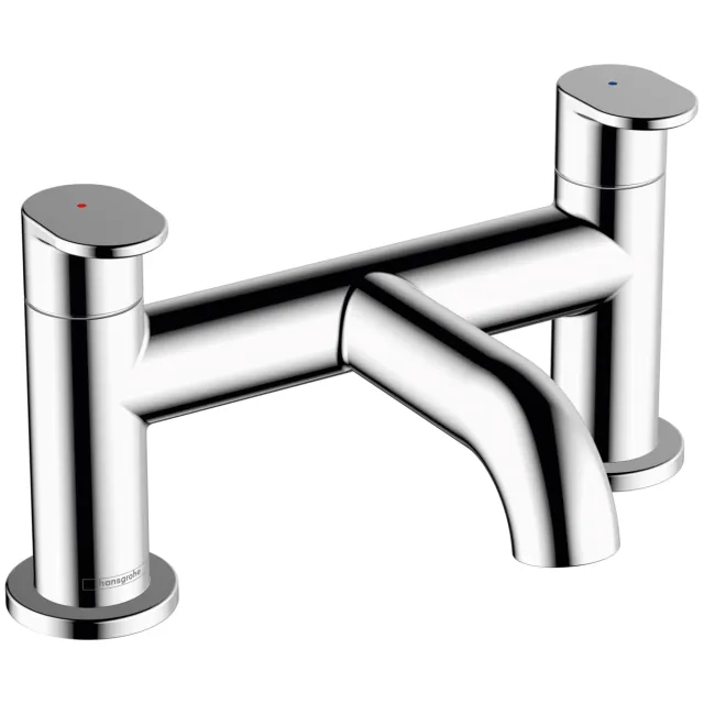 Hansgrohe Badrandmengkraan HansGrohe Vernis Blend 2-gats Chroom