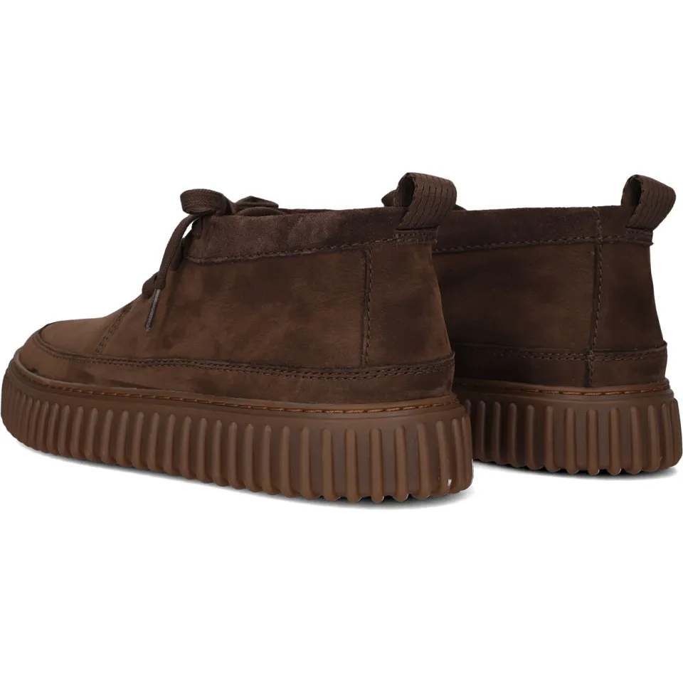 Clarks Torhill Lace Hi veterschoenen bruin, foto 5