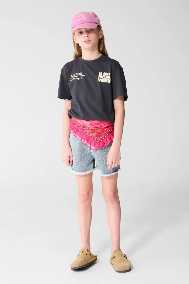 Shoeby T-shirt antraciet Donkergrijs