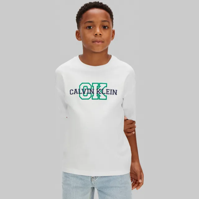 Calvin Klein T-shirt met logo wit