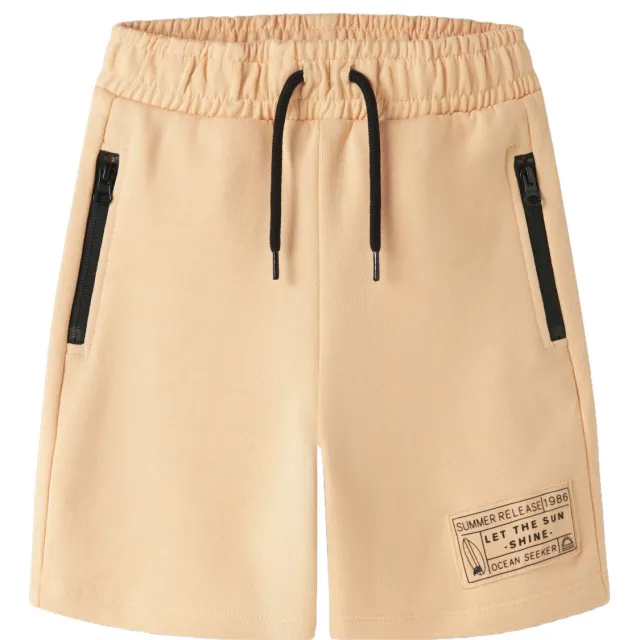 NAME IT sweatshort licht oranje