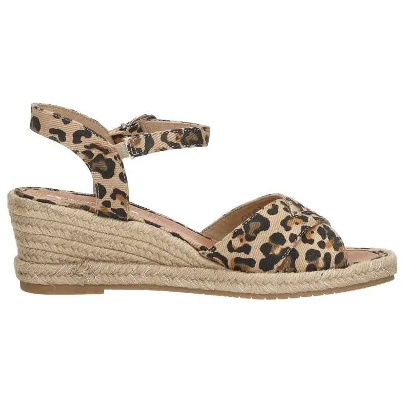Tamaris sandaal touwzool beige