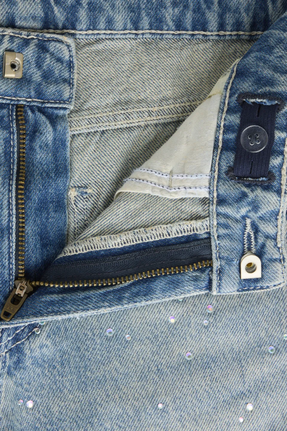 NAME IT KIDS NKFBELLA wide leg jeans met print - blauw, foto 7