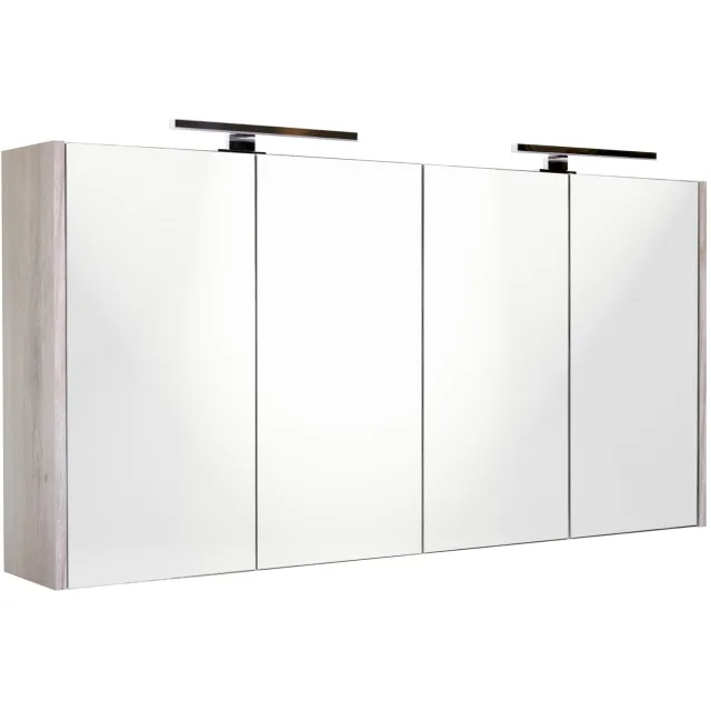 Best Design Happy Grey spiegelkast LED grijs eiken