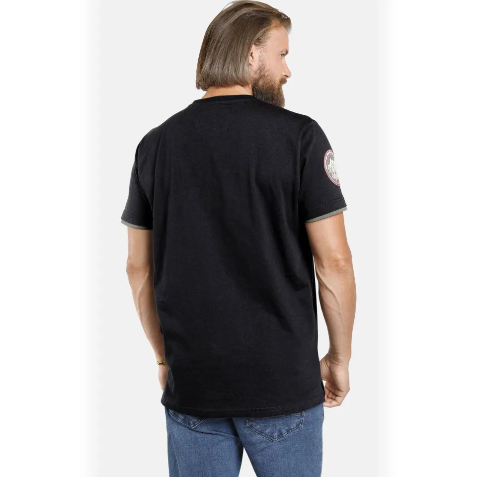 Jan Vanderstorm Sölve T-shirt zwart, foto 3
