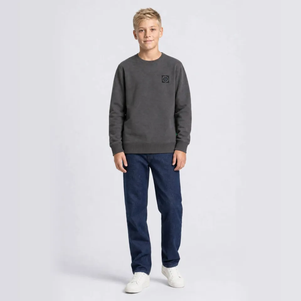Petrol Industries katoenen sweater met logo - antraciet, foto 2