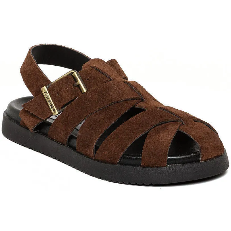 Steve Madden Jmamba suède sandalen donkerbruin, foto 3