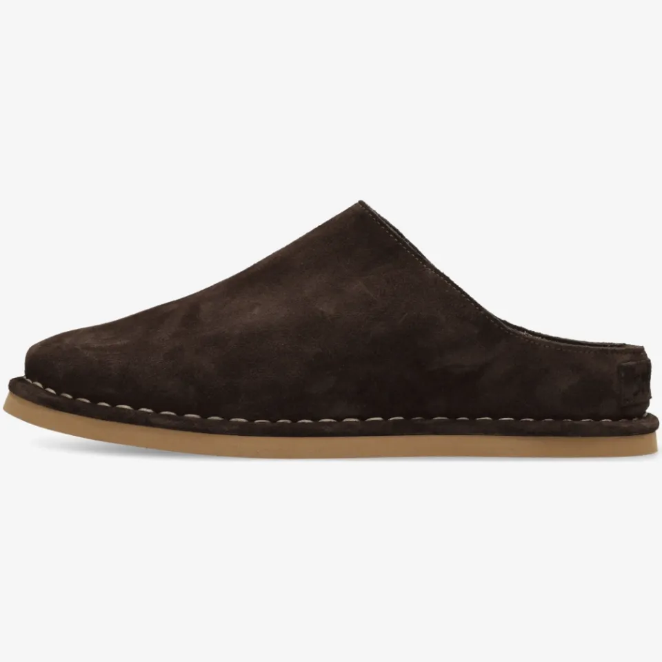 Shabbies Amsterdam Wilja slippers donkerbruin bruin, foto 4