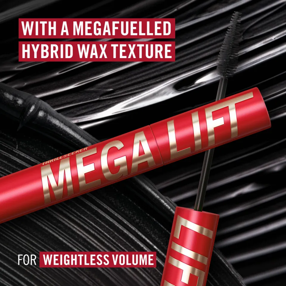 Rimmel London Thrill Seeker Mega Lift mascara zwart, foto 4