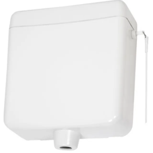 Plieger Hooghangend Reservoir Plieger Maas Single Flush 6-9L Instelbaar Wit Wit Chroom