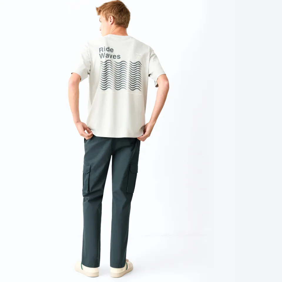 Mango Teen cargobroek donkerblauw, foto 3