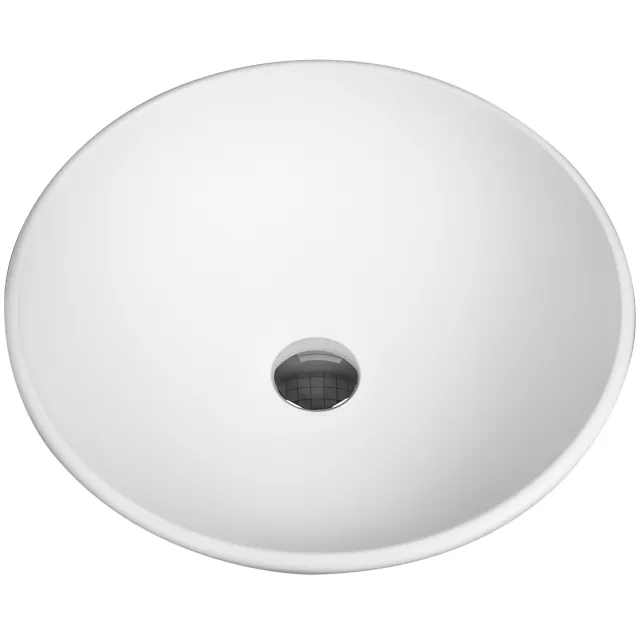 Boss & Wessing Ronde Waskom BWS Per 42x14 cm Solid Surface Mat Wit