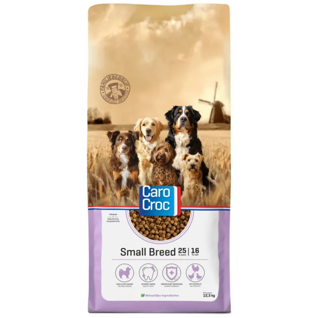 CaroCroc Hondenvoer Droog Small Breed 12,5 kg