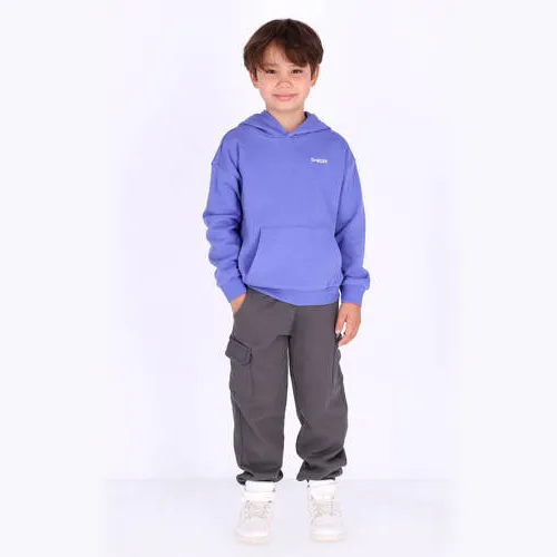 B.Nosy rechtvallende sweater met backprint - blauw, foto 2