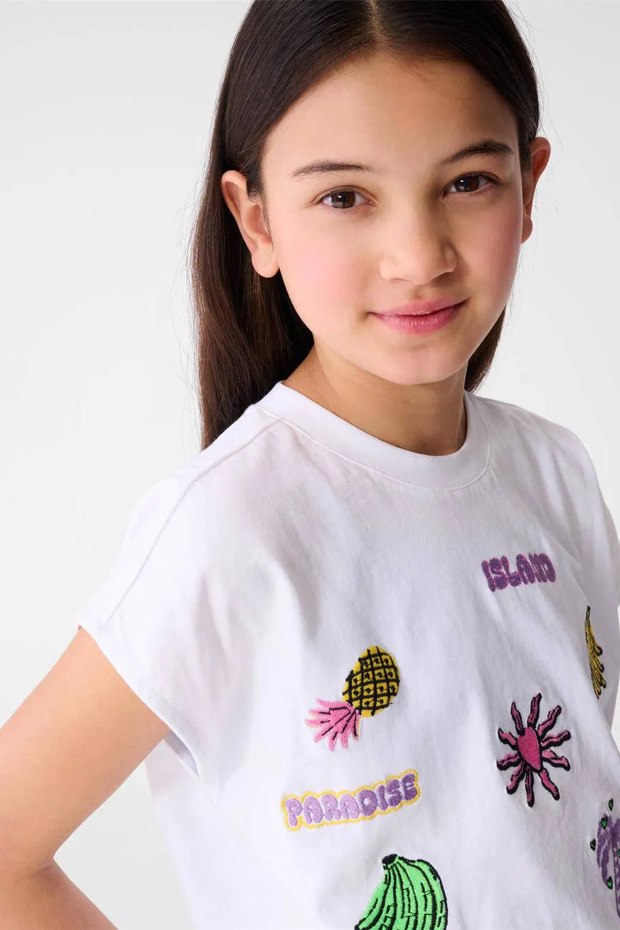 Shoeby T-shirt wit, foto 7