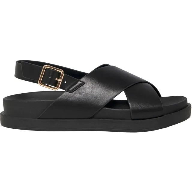 Only Onlminnie-2 slingback sandalen - zwart
