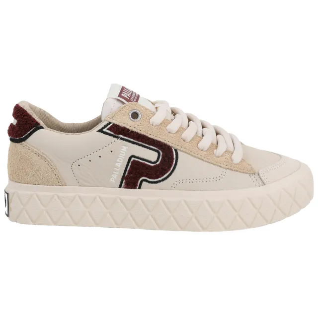 Palladium Ace Lo Mix LTH leren sneakers - ecru