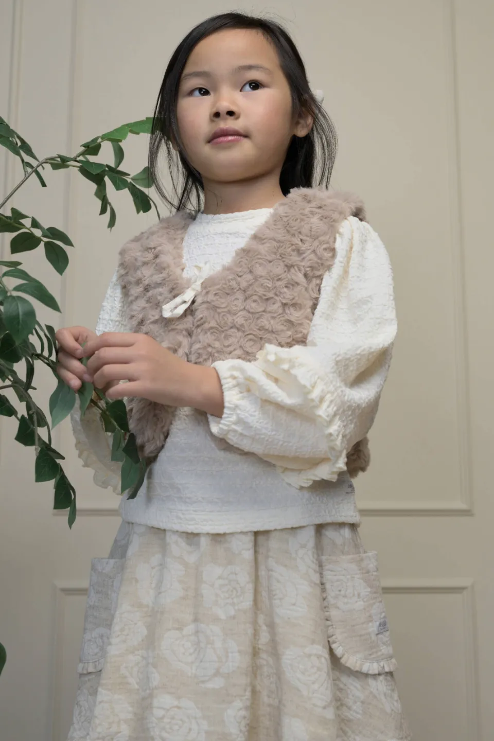 Le Chic gilet - zand, foto 4