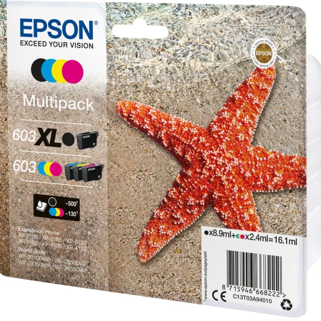 Epson Multipack 4-colours 603 Black / Cyan / Magenta / Yellow