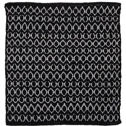 Sealskin Boho badmat 60x60 cm zwart