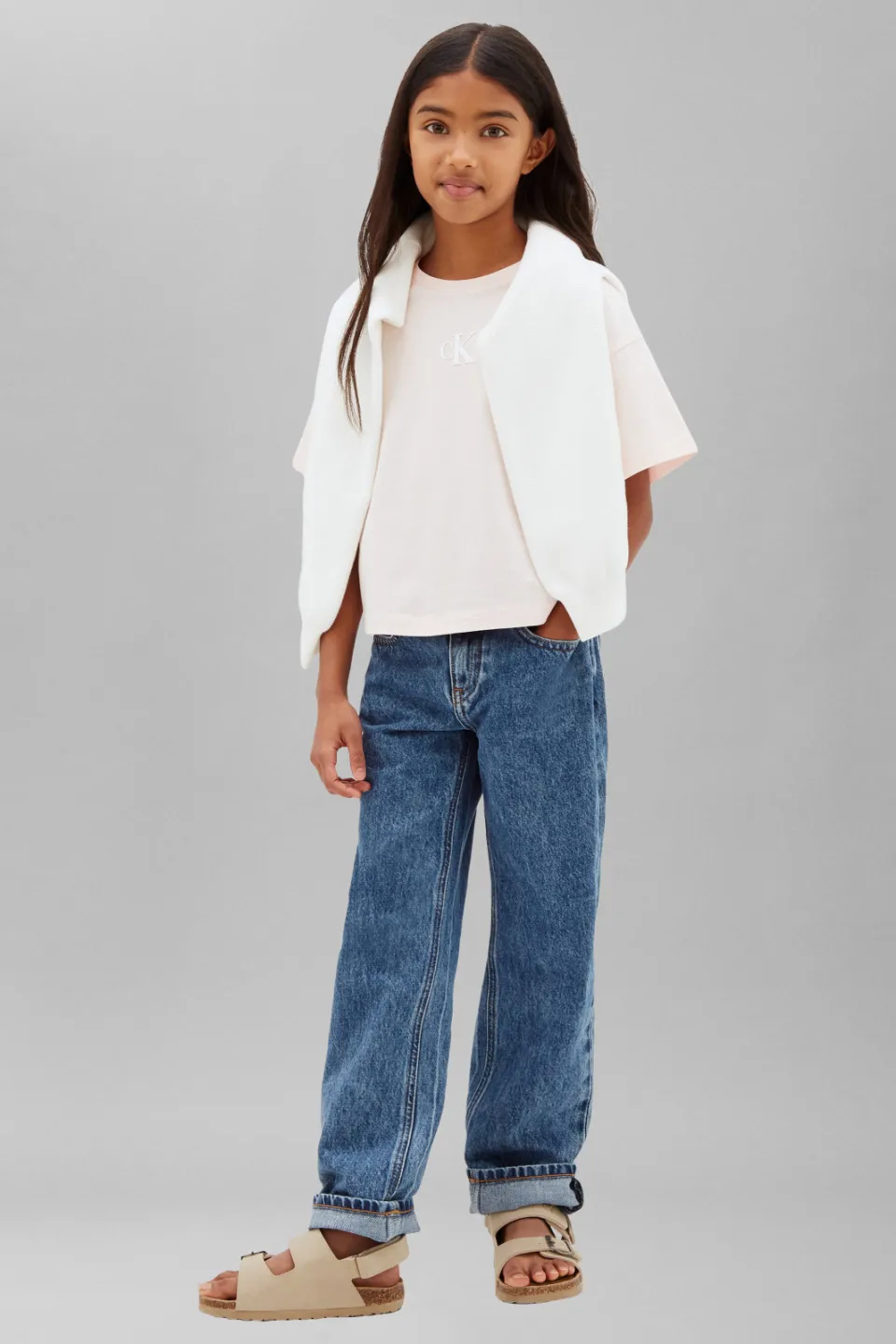 Calvin Klein T-shirt lichtroze, foto 4