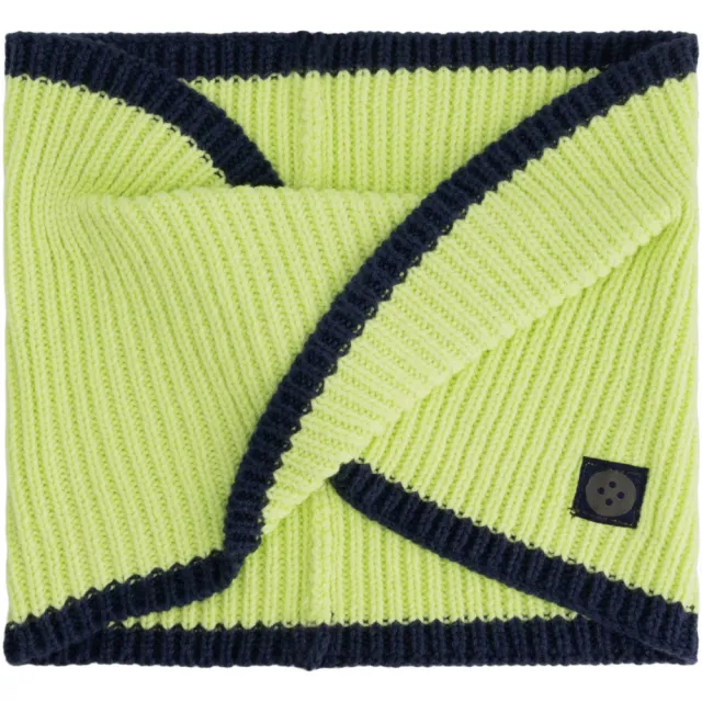 Stains&Stories katoenen colsjaal limegroen