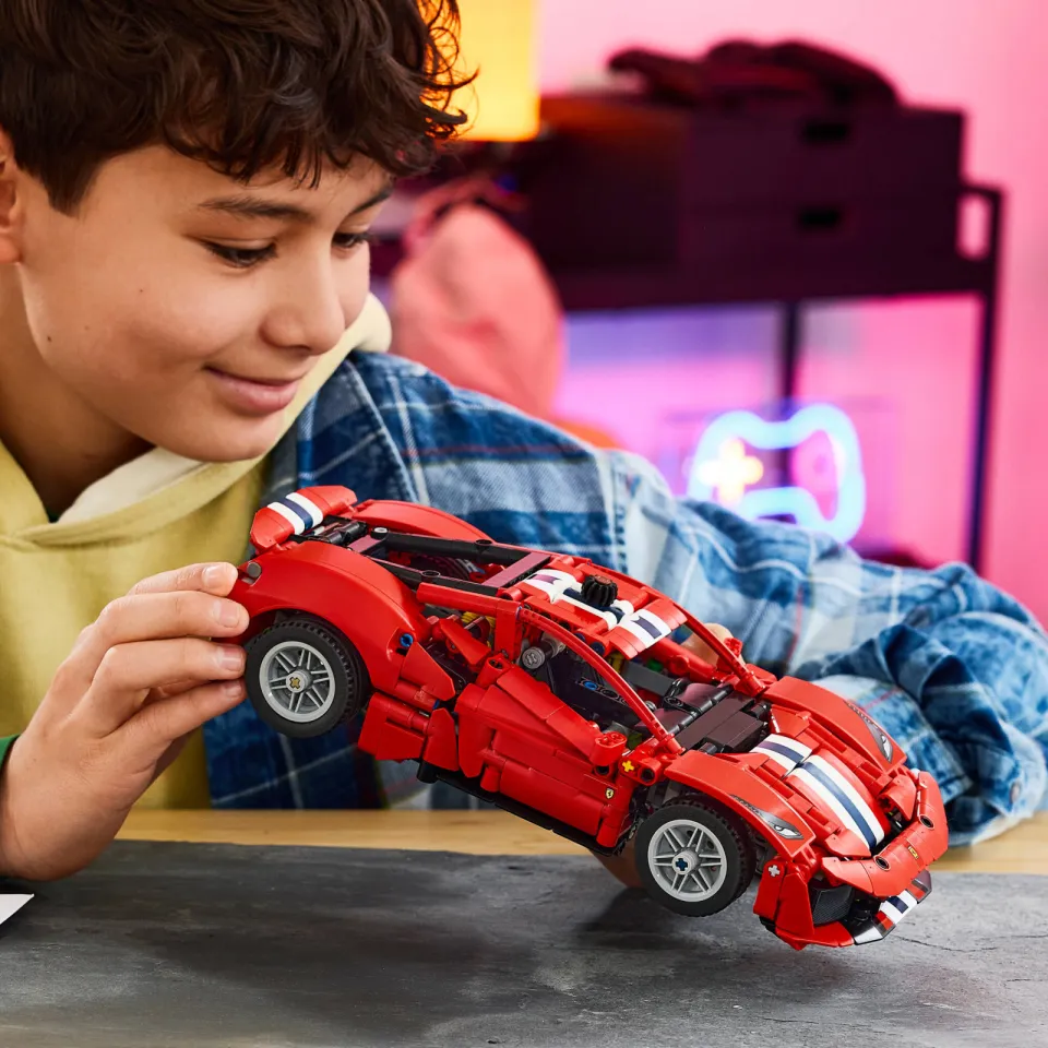 Lego Technic Ferrari 488 PISTA Auto Speelgoed 42235, foto 5