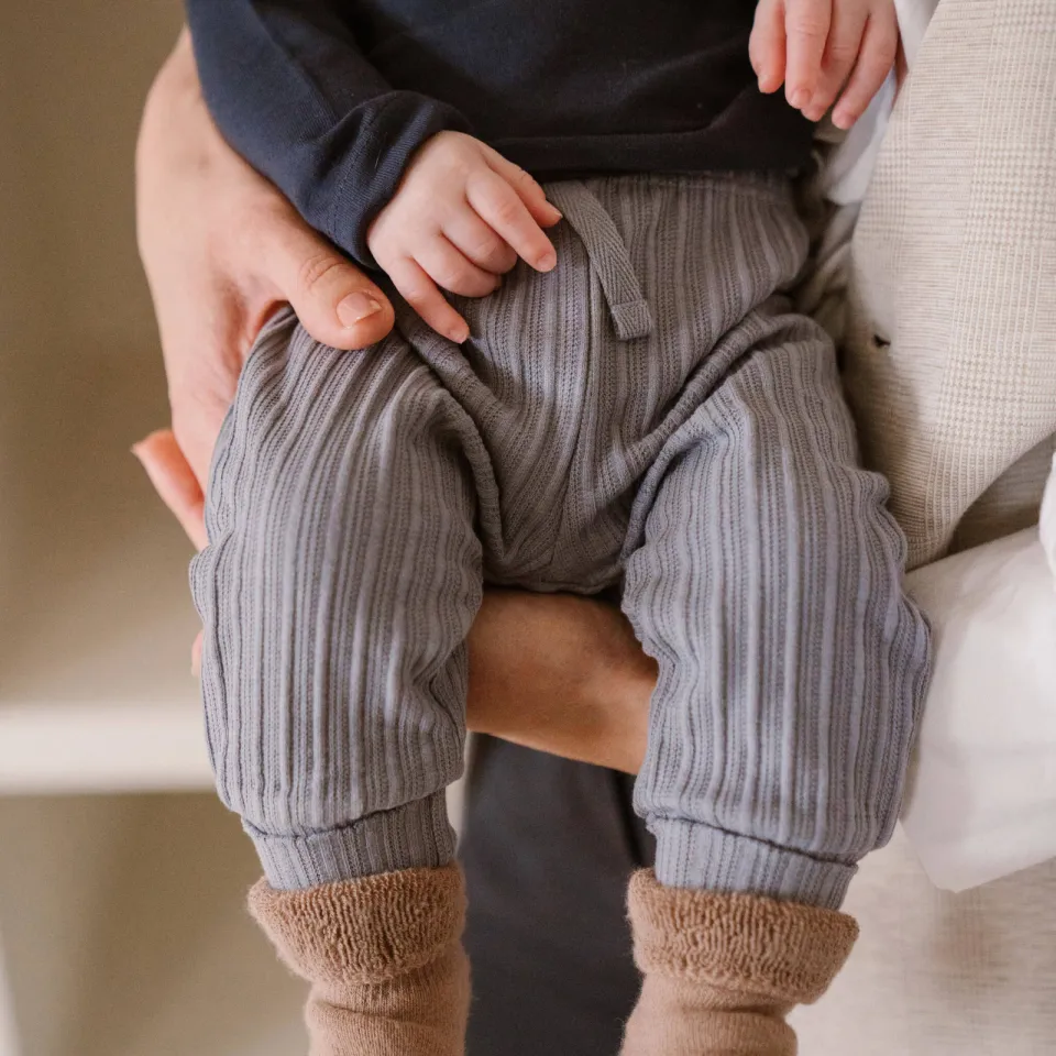 Dirkje babybroek bruin/grijs set van 2, foto 4