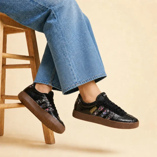 Adidas Adidas VL court 3.0 Farm Rio Sneakers zwart