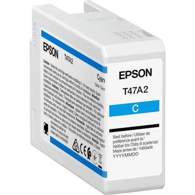 Epson T47A2 Cyaan, 50 ml Cyan