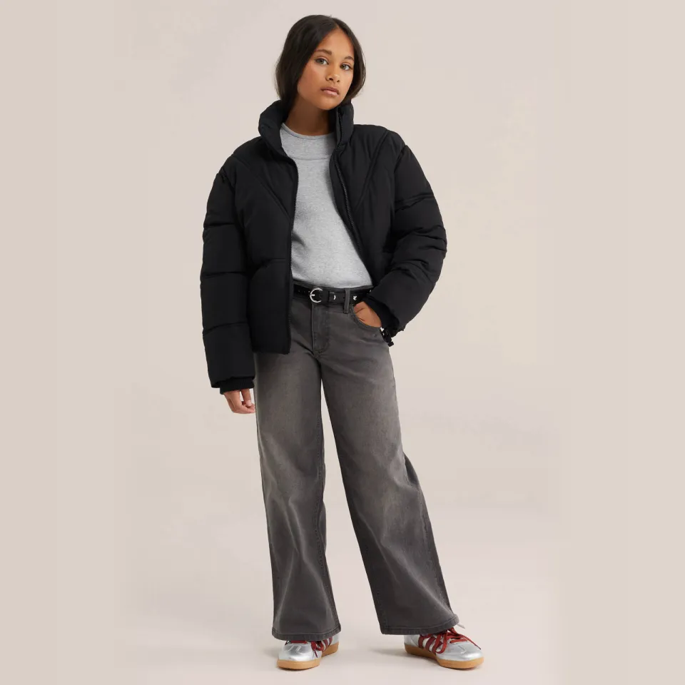 WE Fashion winterjas zwart