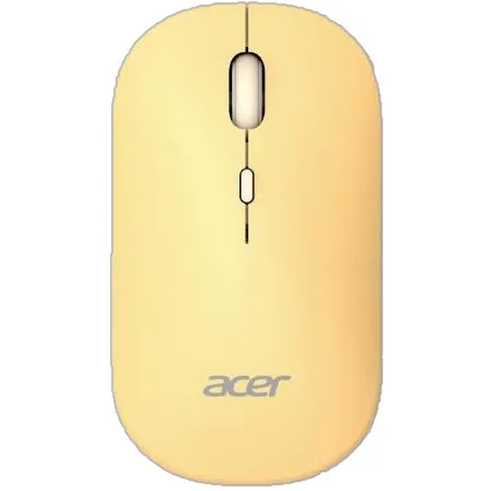 Acer Wireless Dual Mode Mouse - AMR130 Muis Geel