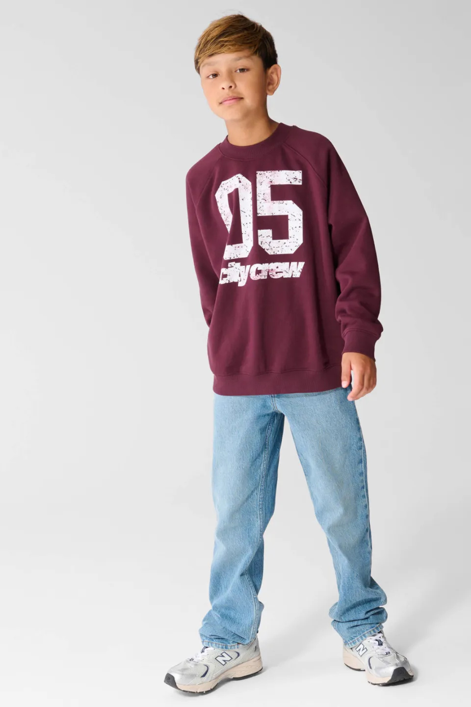 Shoeby sweater met print - donkerrood, foto 7
