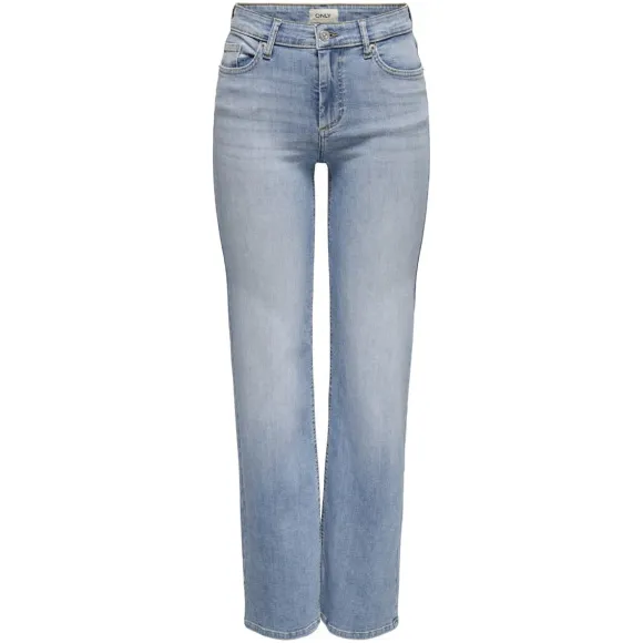 Only Onlblush mid straight dnm tai467 no blue denim Lichtblauw
