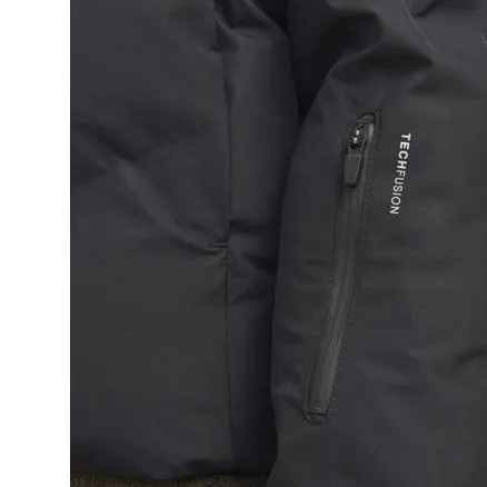 Jack & Jones Junior quilted winterjas zwart, foto 5