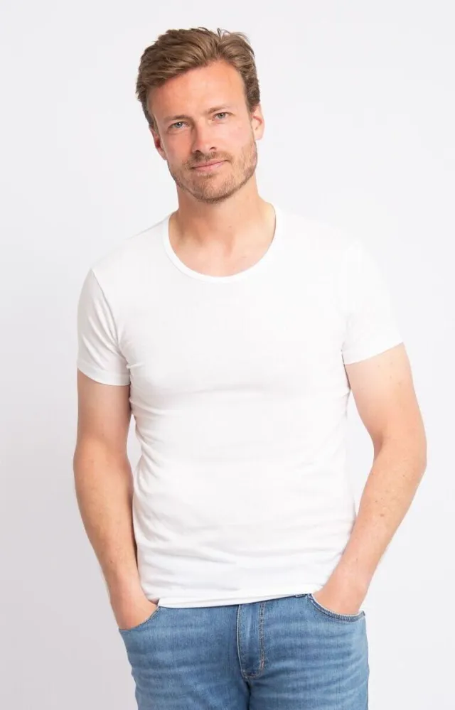 Alan Red Copenhagen T-shirt wit