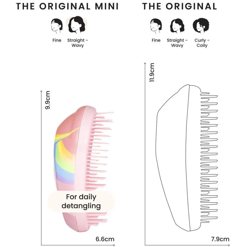 Tangle Teezer Original Kids Pink Unicorn haarborstel, foto 2
