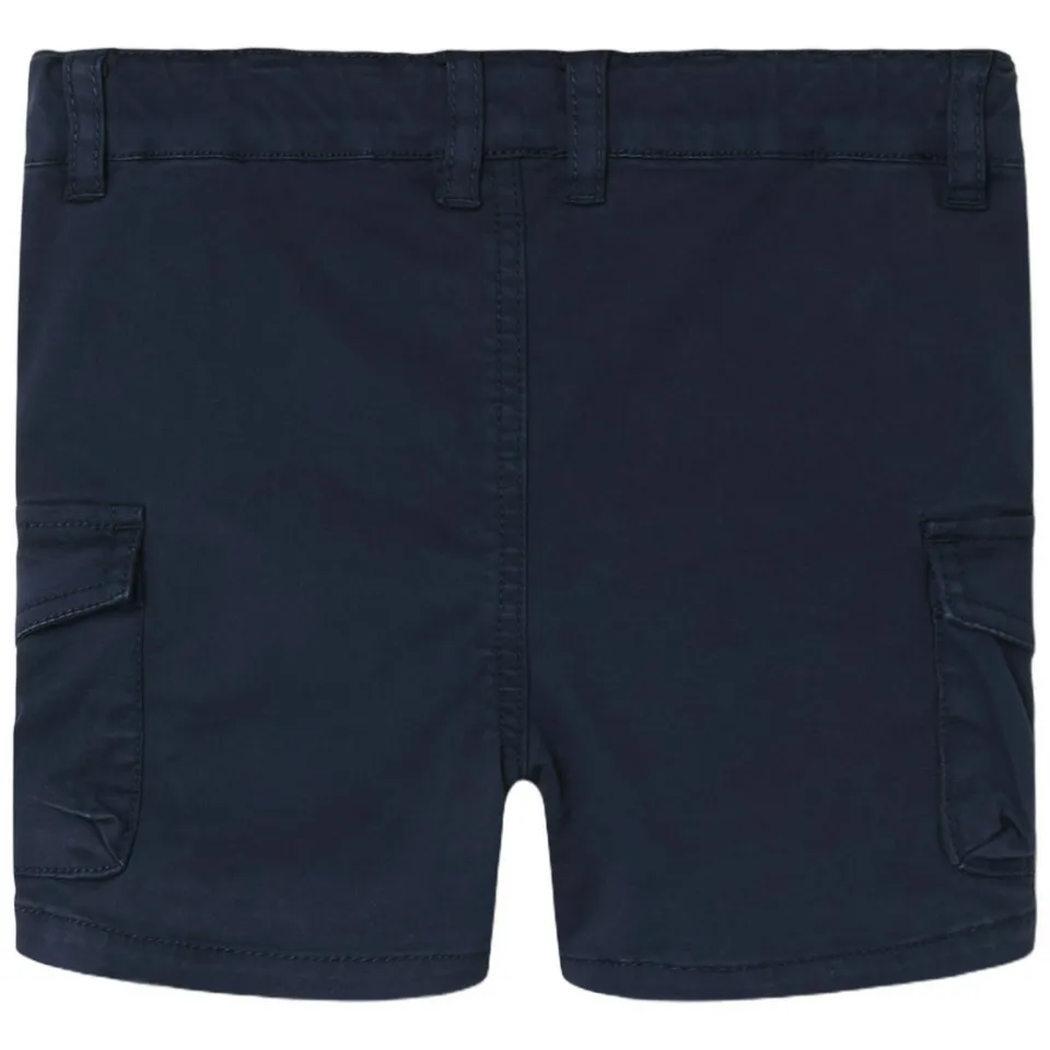 NAME IT Mini cargoshort donkerblauw, foto 3
