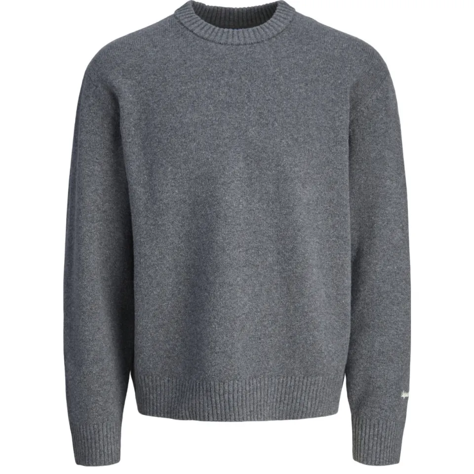 Jack & Jones JUNIOR pullover grijs melange gebreid, foto 2