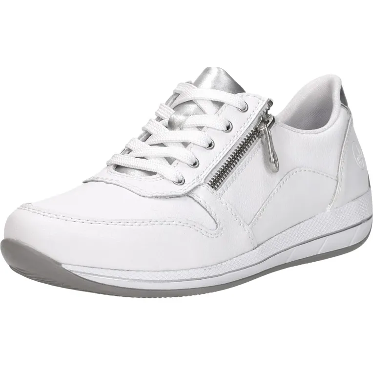 Rieker N110081 sneaker wit, foto 3