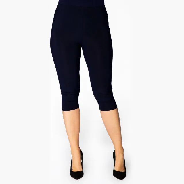 Yoek Capri legging | Blauw Marine