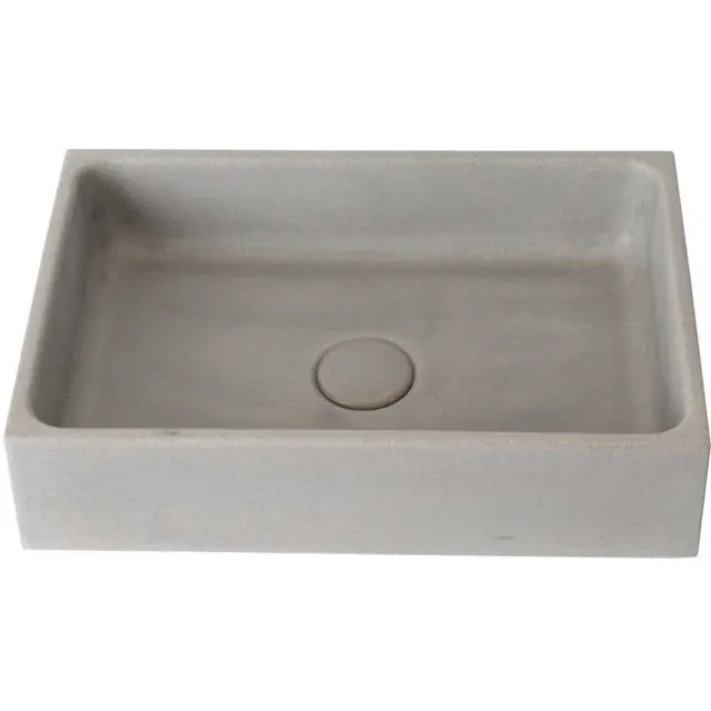 Ideavit Waskom Ideavit Idea.Sol 41.5x28x10 cm Rechthoek Beton Grijs